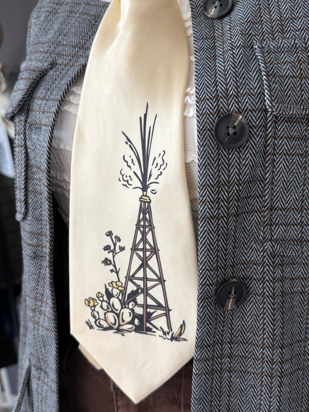 Oil Camp Tie from Double D Ranch - High Call Outfitters