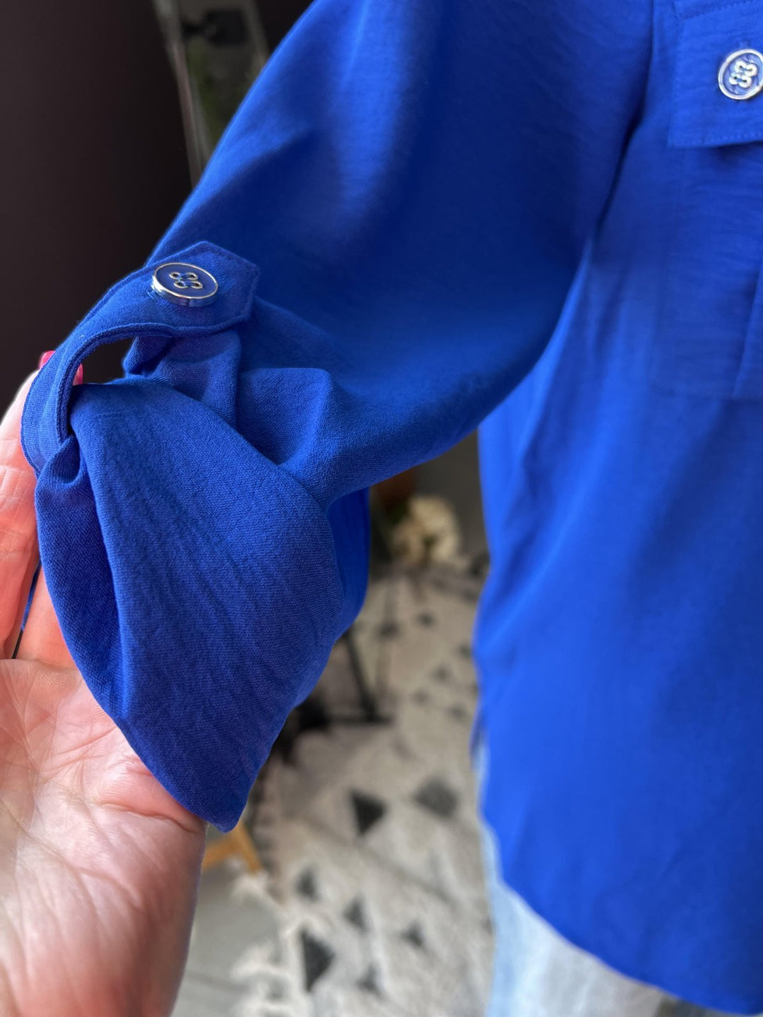 Banded Collar Shirt from Multiples - High Call Outfitters
