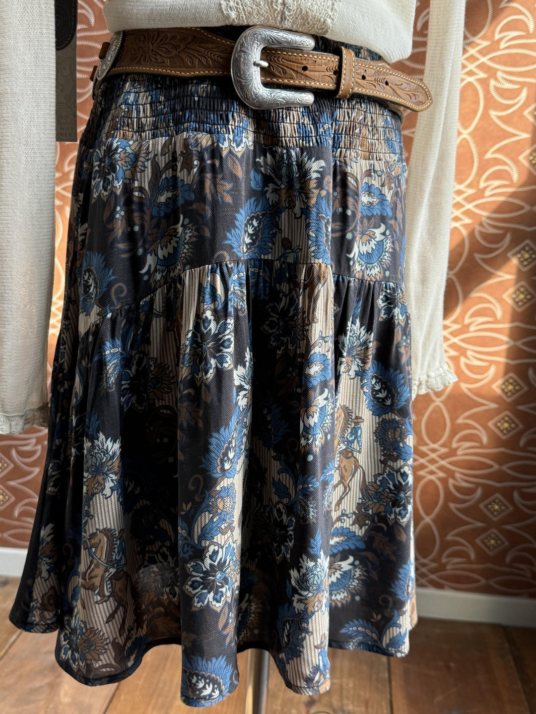 DeWitt's Damask Skirt from Double D Ranch - High Call Outfitters