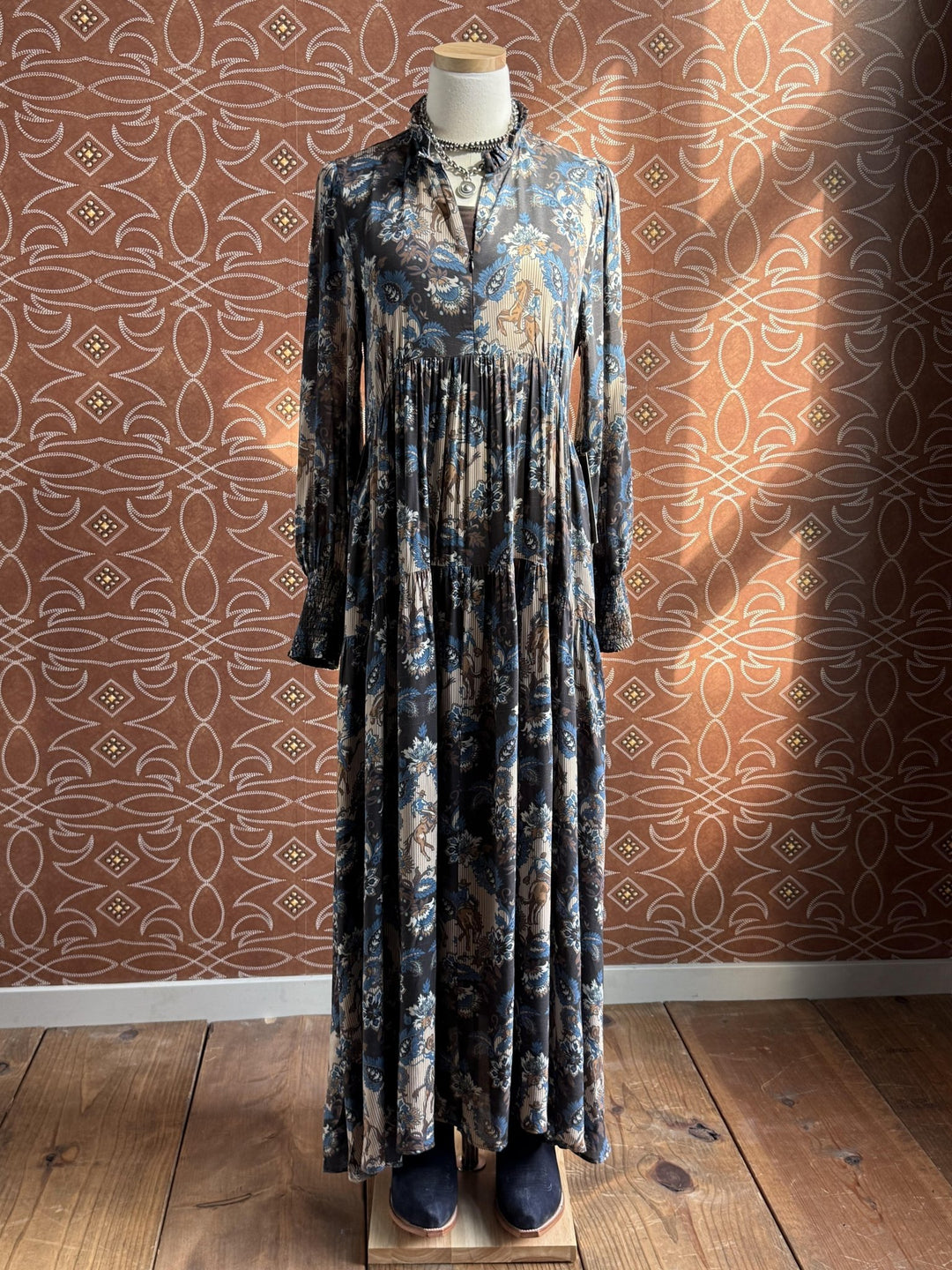 DeWitt's Damask Dress from Double D Ranch - High Call Outfitters