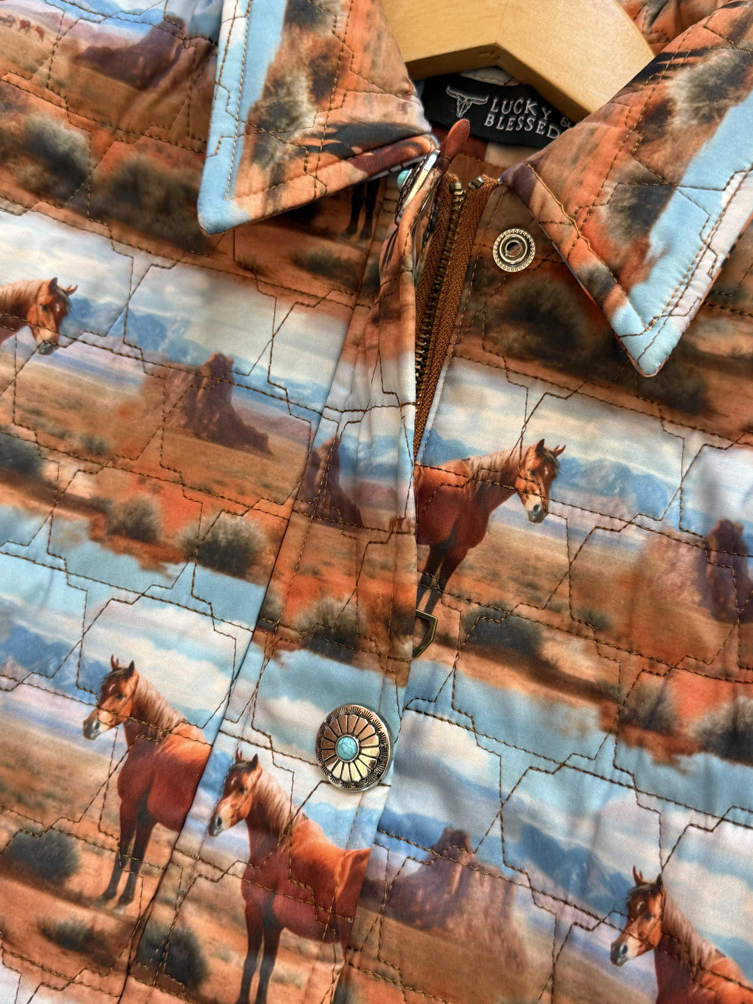 Desert Horse Quilted Jacket