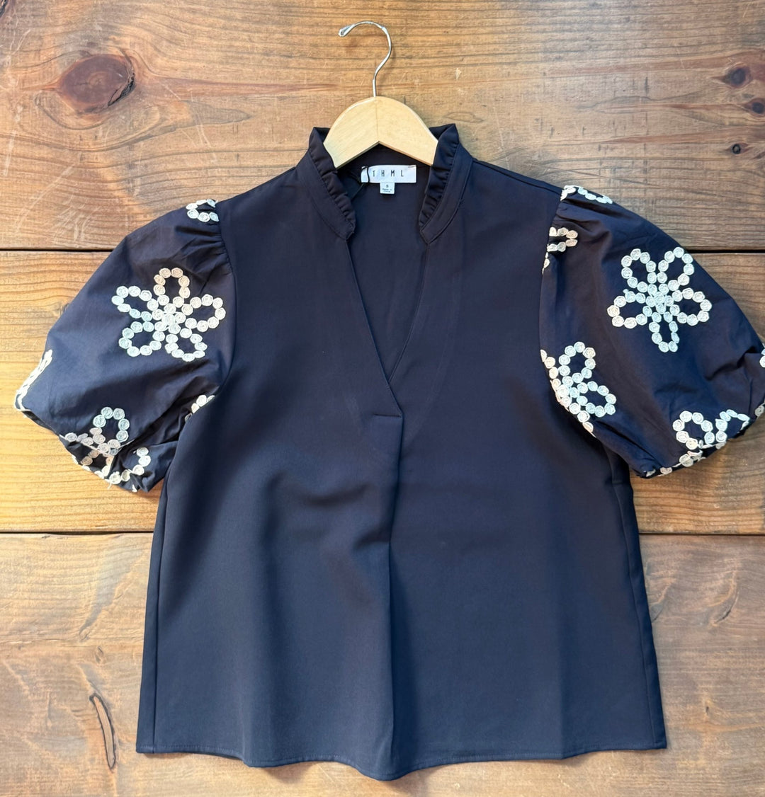 Puff Sleeve Top from THML - High Call Outfitters