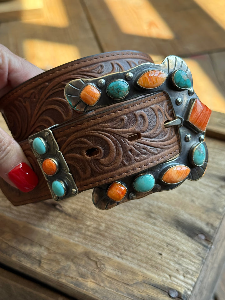 Scallop Edge Belt Keeper from Paige Wallace
