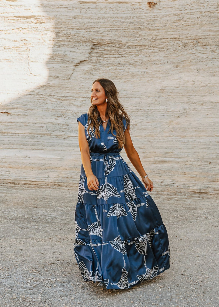 Printed Tiered Dress - High Call Outfitters