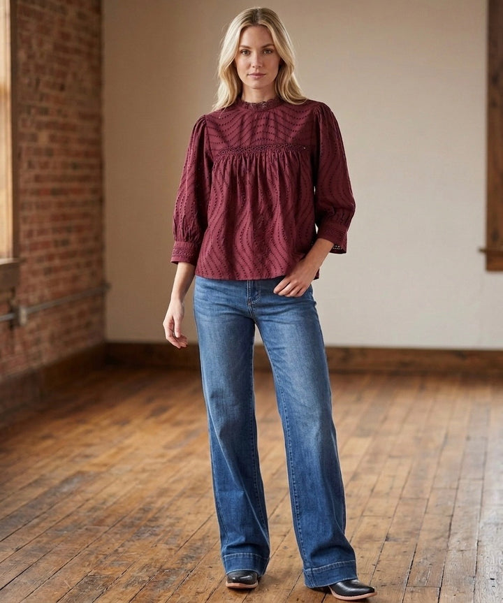 Flowy Cut Out Top