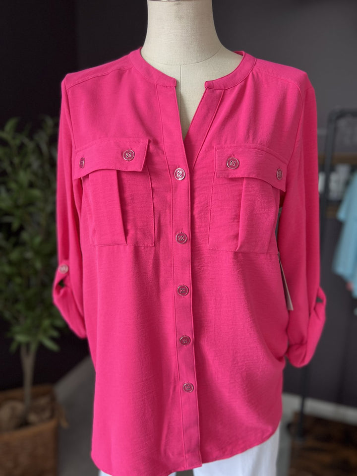 Banded Collar Shirt from Multiples