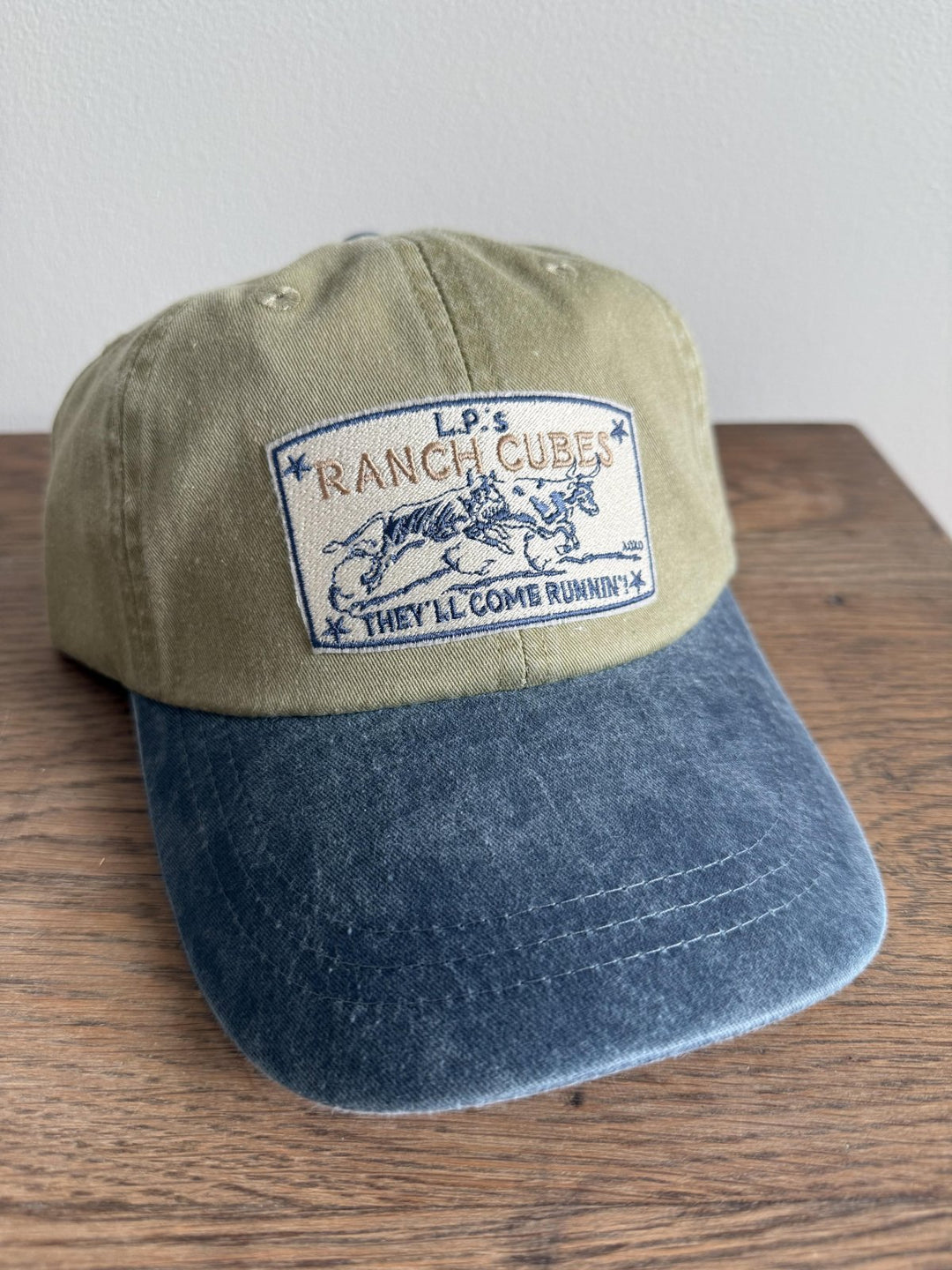 LP's Ranch Cubes Embroidered Patch Cap from XOXO Art - High Call Outfitters