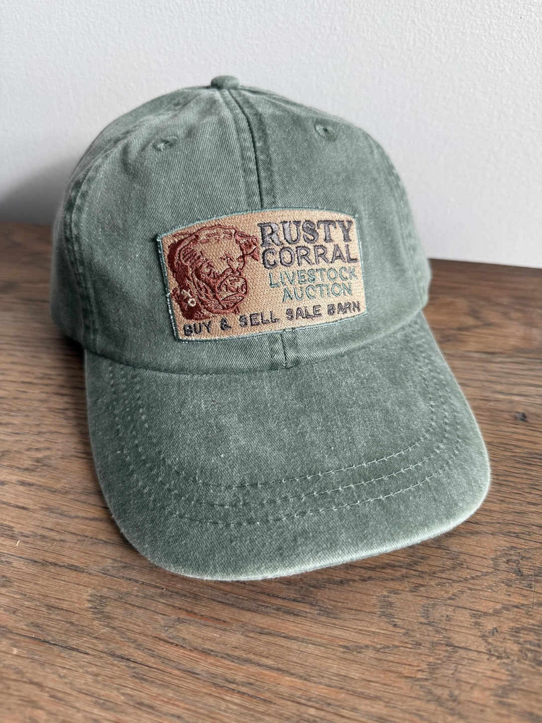 Rusty Corral Embroidered Patch Cap from XOXO Art - High Call Outfitters