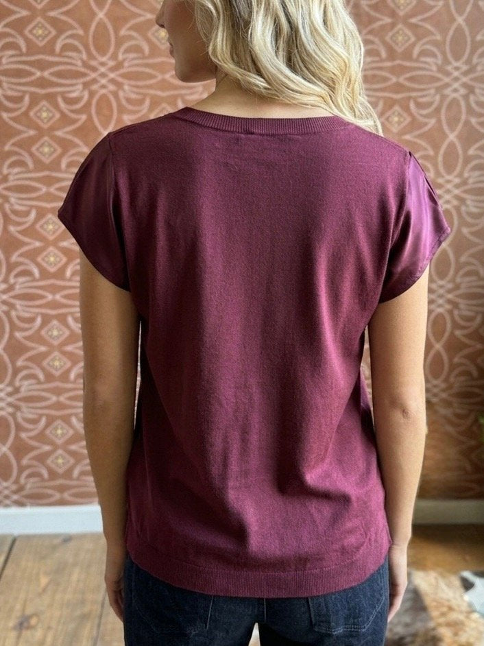 Solid Cowl Neck Top