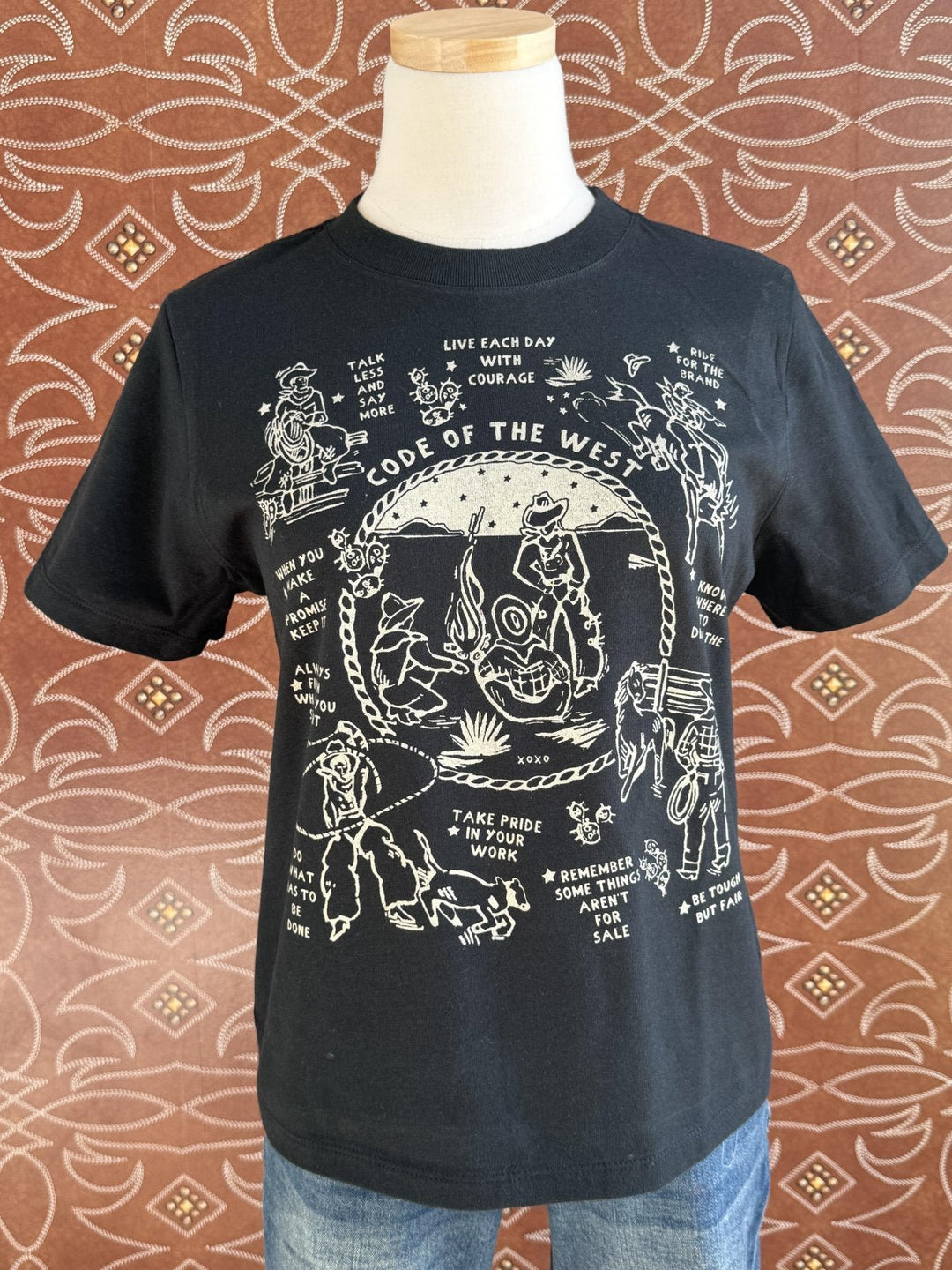 Code of the West Tee from XOXO Art - High Call Outfitters