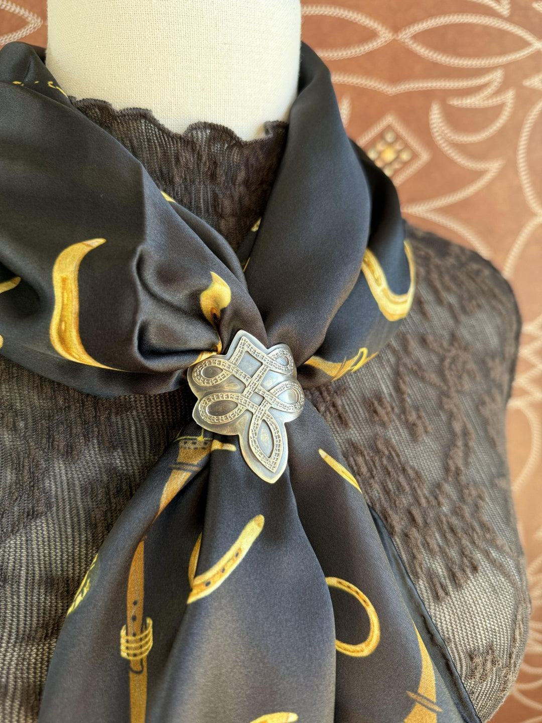 Boot Stitch Slide from Fringe Scarves - High Call Outfitters