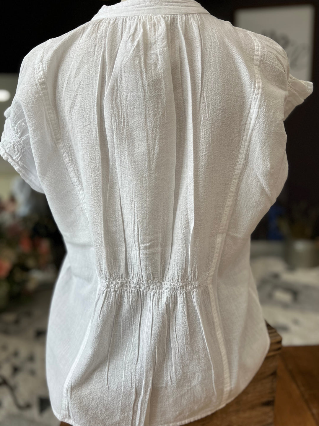 Cinched Back Popover Top from Ivy Jane