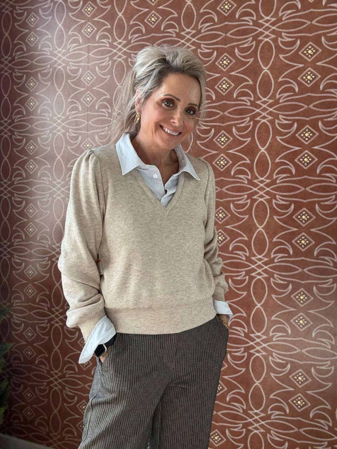 Puff Sleeve Top from Karen Kane - High Call Outfitters