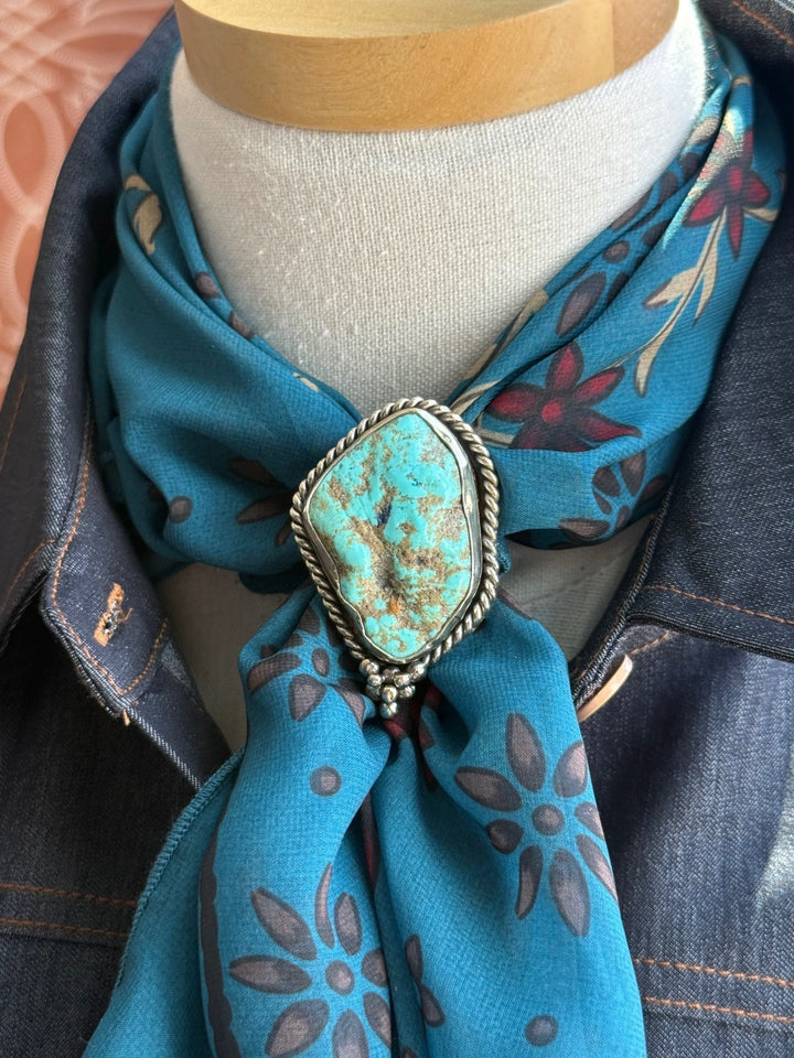 Turquoise Scarf Slide from Paige Wallace - High Call Outfitters