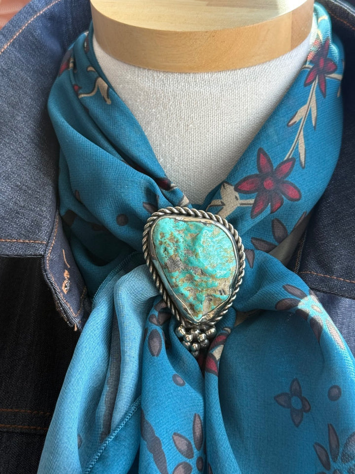 Turquoise Scarf Slide from Paige Wallace - High Call Outfitters
