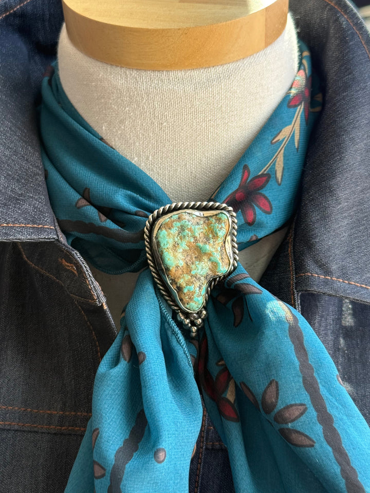 Turquoise Scarf Slide from Paige Wallace