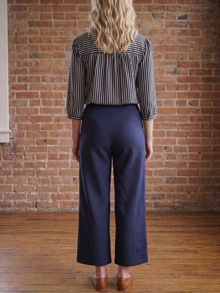 3/4 Sleeve Stripe Soft Knit Top from Multiples