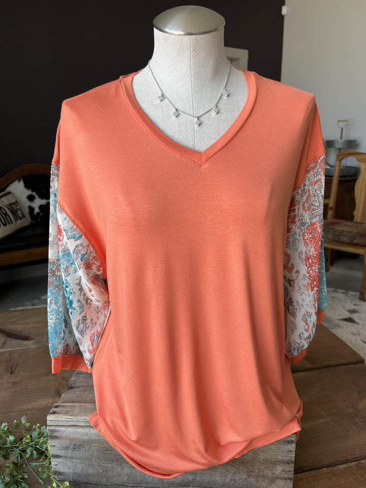 Sheer Short Sleeve Top from Multiples