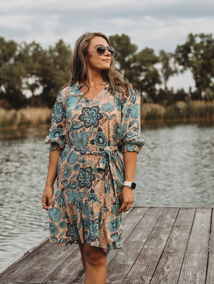 Peachy Keen Dress from Uncle Frank - High Call Outfitters