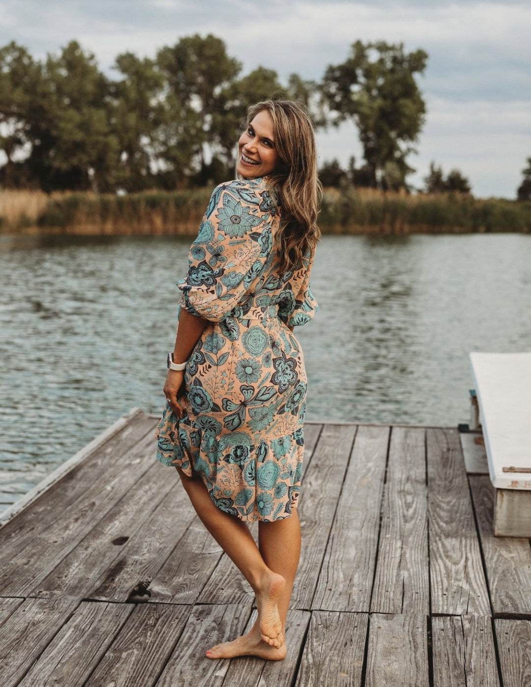 Peachy Keen Dress from Uncle Frank - High Call Outfitters