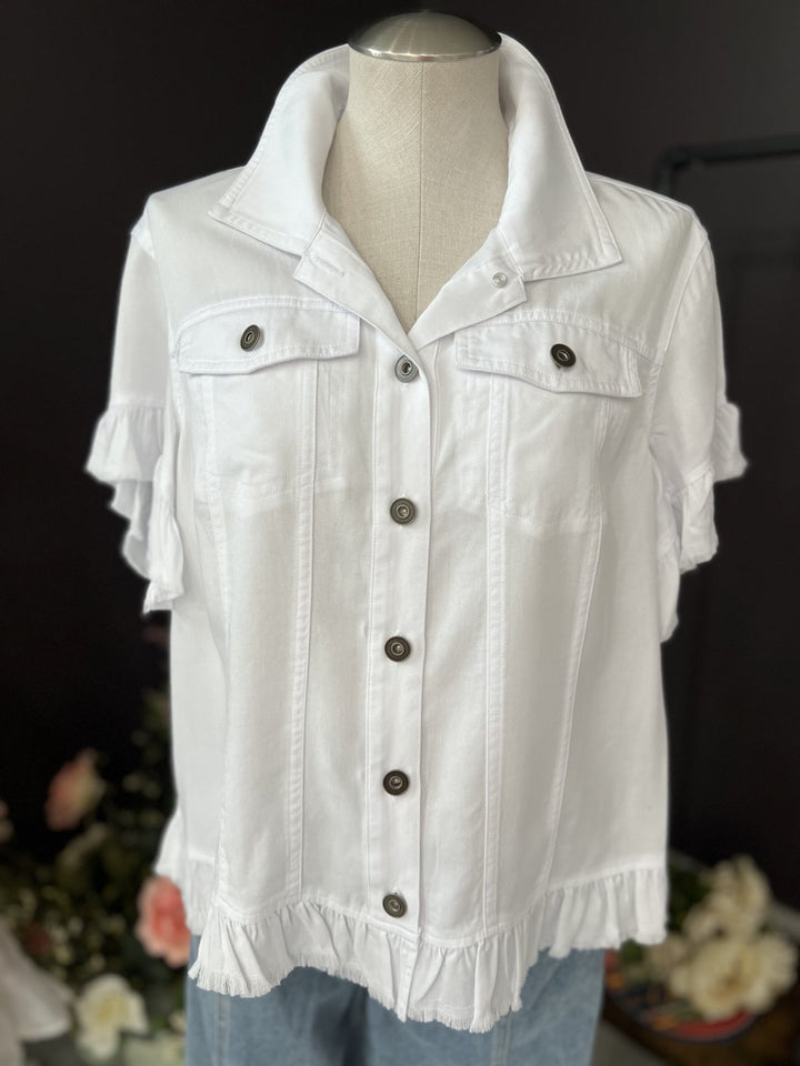 Ruffle Short Sleeve Jacket from Multiples