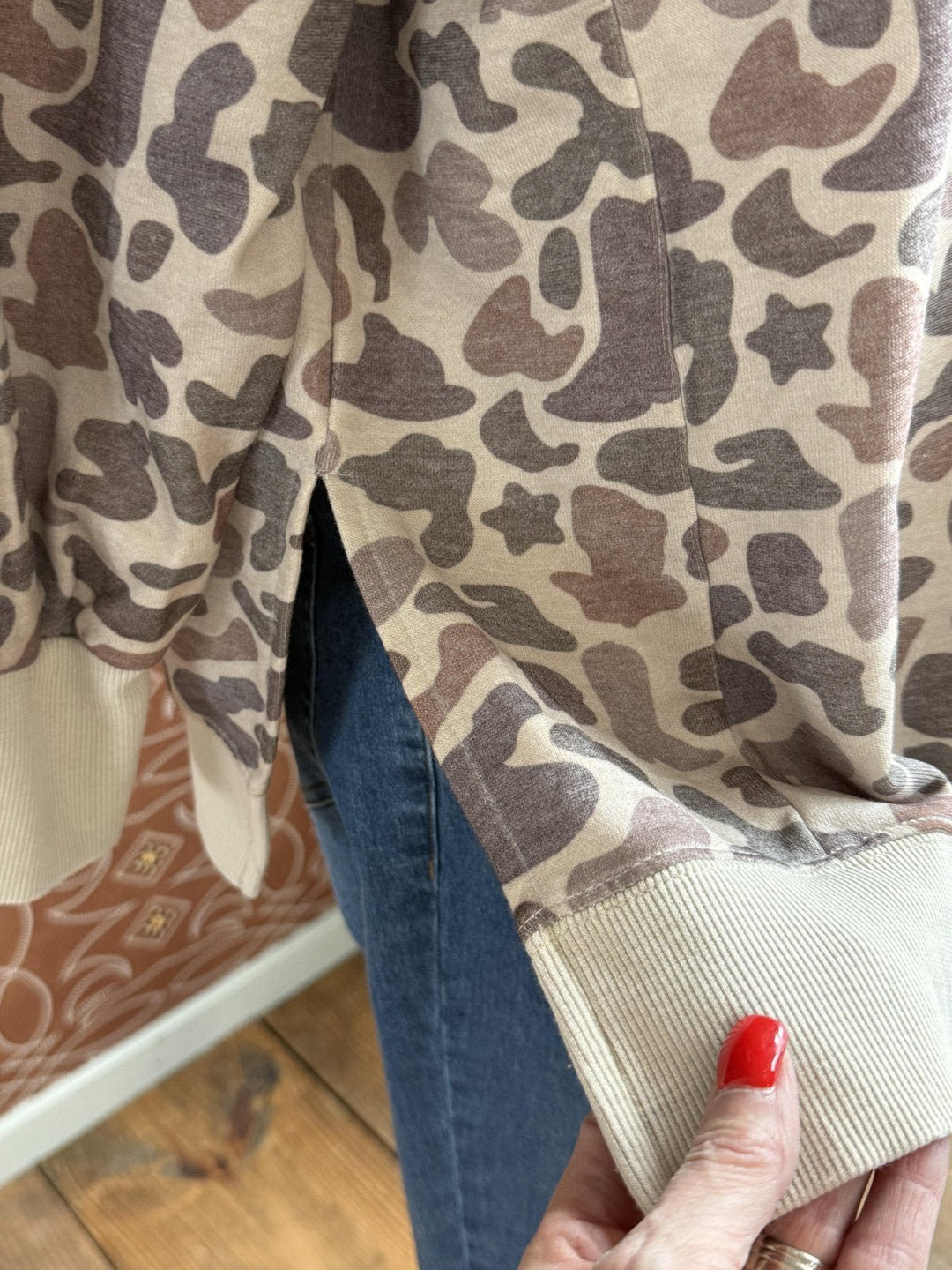 Western Camo Sweatshirt - High Call Outfitters