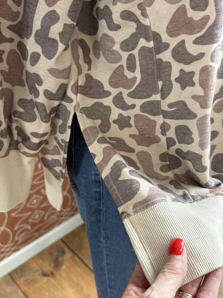Western Camo Sweatshirt - High Call Outfitters