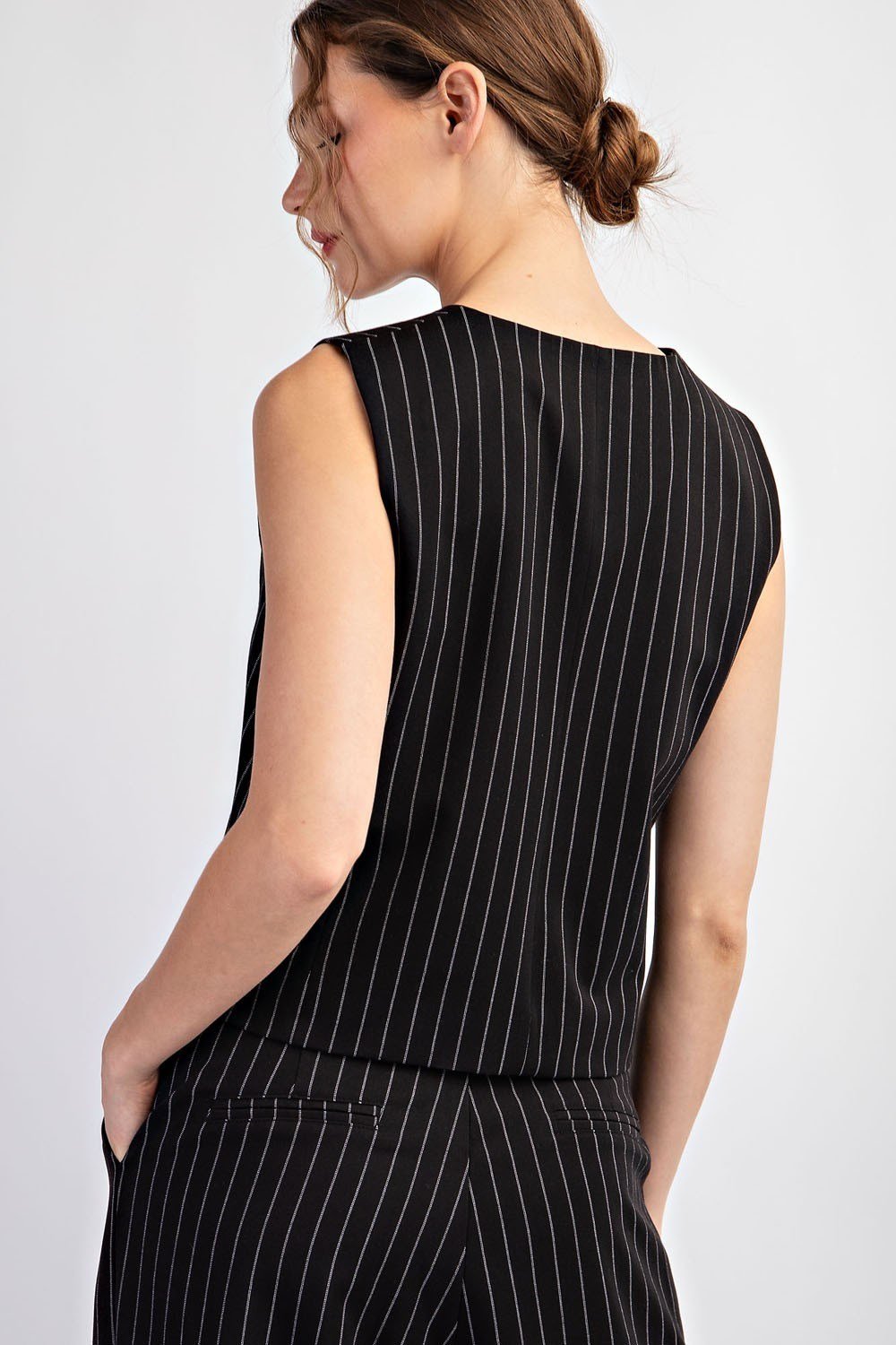 Pinstripe Vest