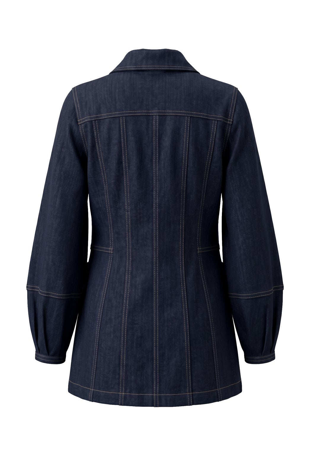 Lantern Sleeve Denim Jacket from Liverpool
