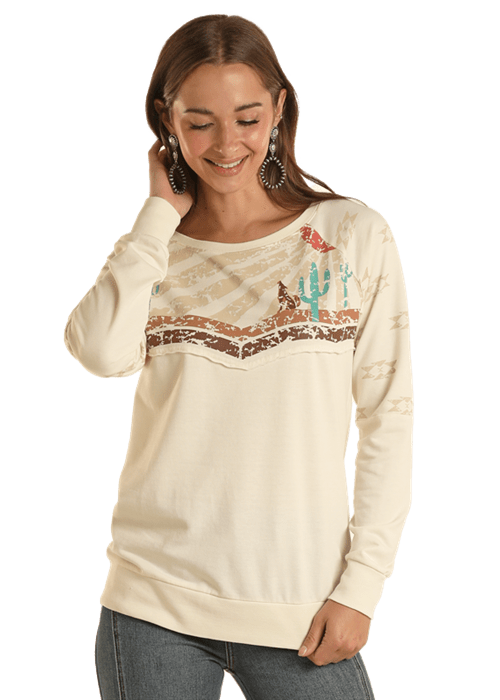 Desert Graphic Sweatshirt from Rock & Roll - High Call Outfitters