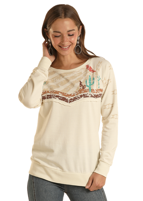 Desert Graphic Sweatshirt from Rock & Roll
