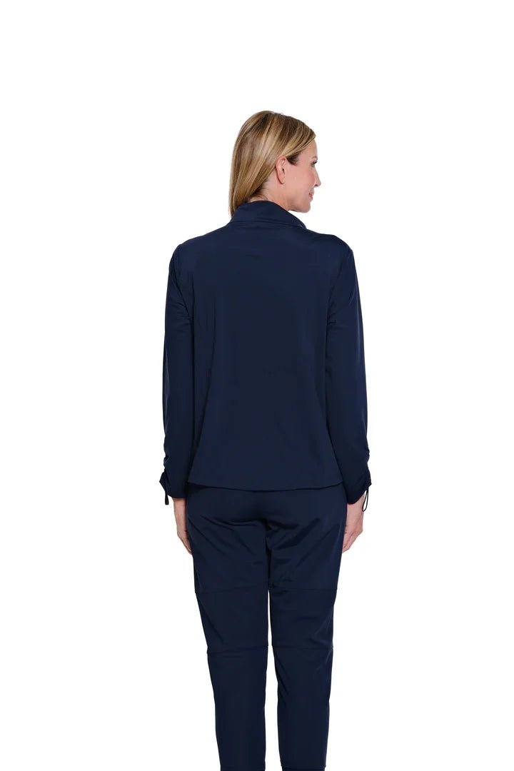 Zip Up Jersey Knit Jacket from Multiples - High Call Outfitters