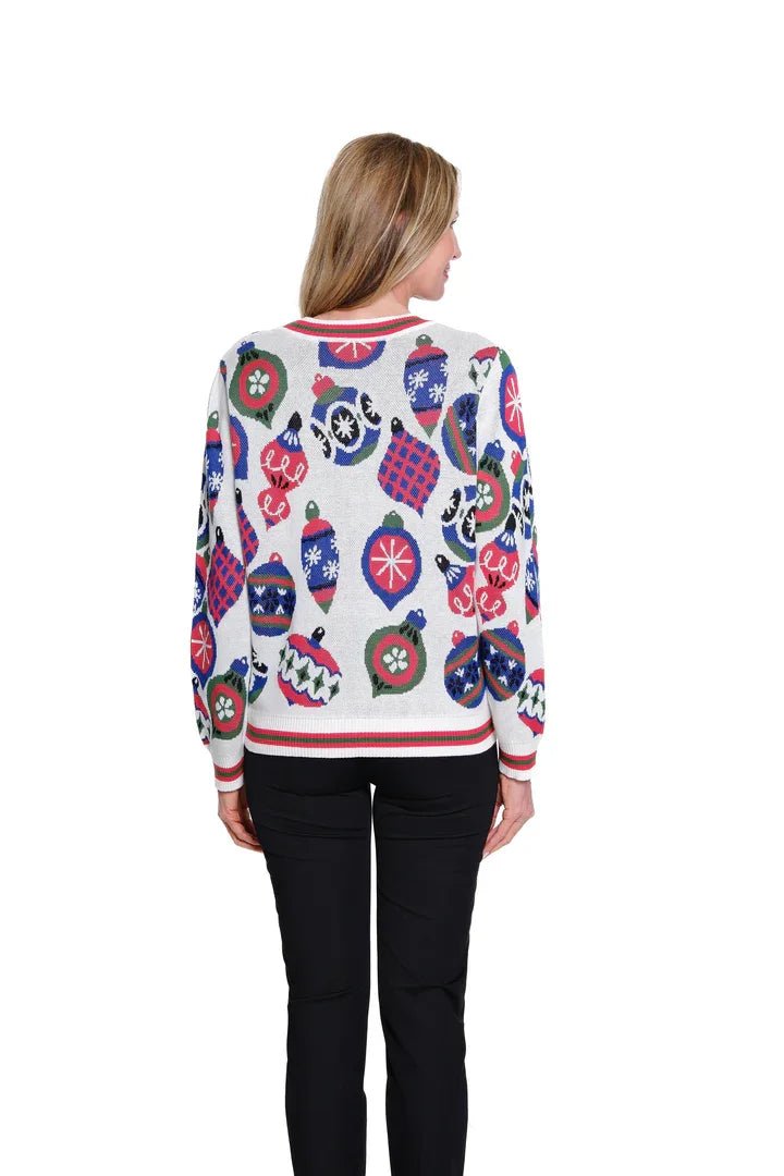 Embellished Button Front Holiday Cardigan from Multiples - High Call Outfitters