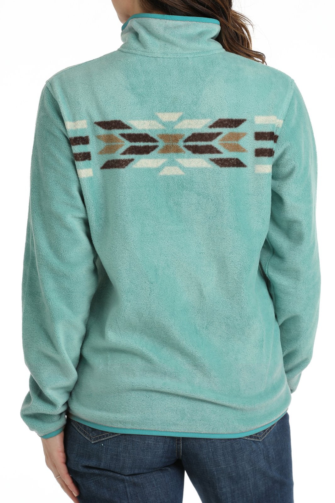 Aztec Fleece Snap Front Pullover from Cruel Girl - High Call Outfitters