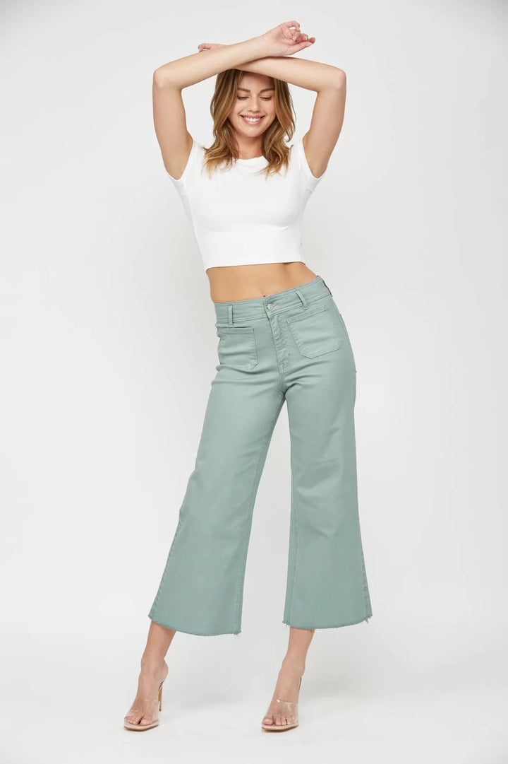 Cropped Wide Leg from Mica Denim