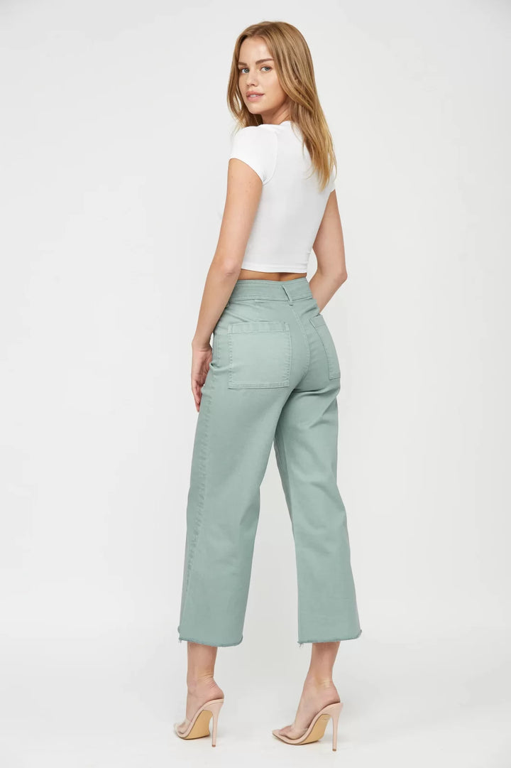 Cropped Wide Leg from Mica Denim