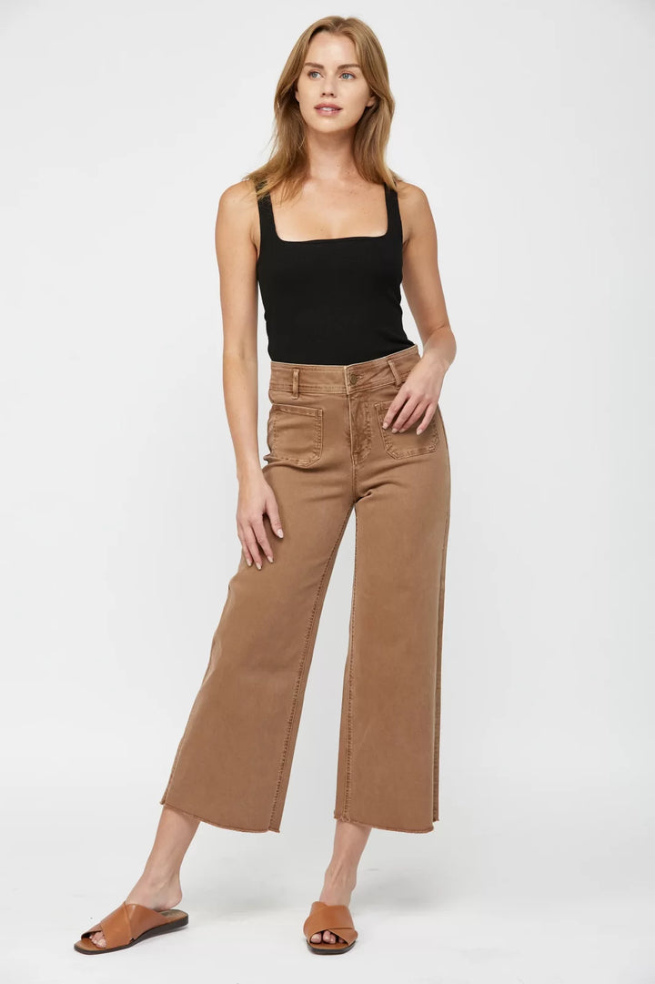 Cropped Wide Leg from Mica Denim