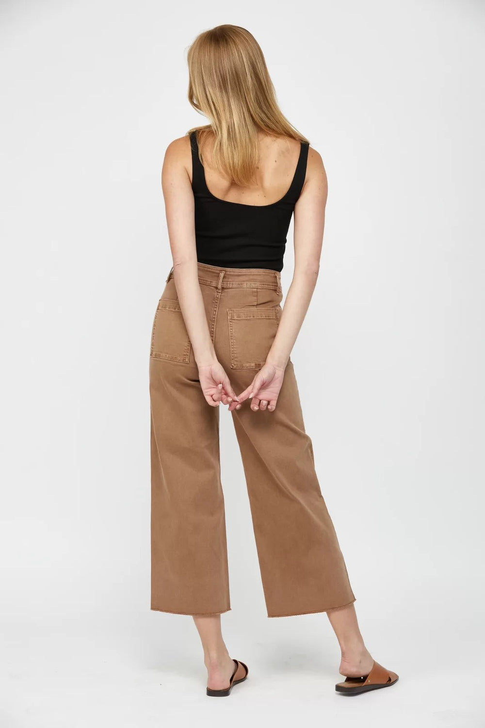 Cropped Wide Leg from Mica Denim - High Call Outfitters
