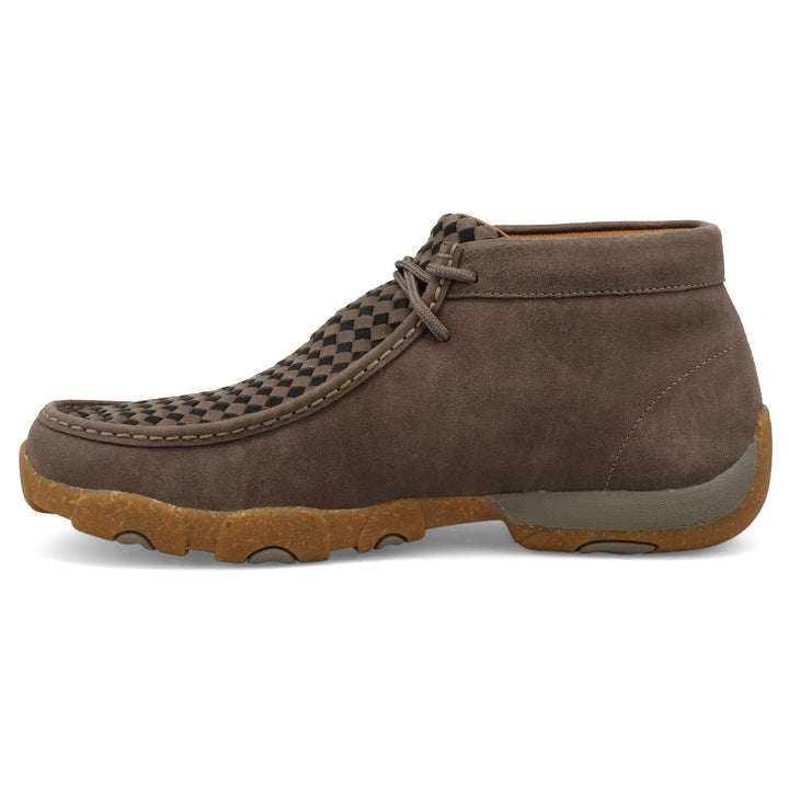 Chukka Taupe Grey/Black Driving Moc from Twisted X