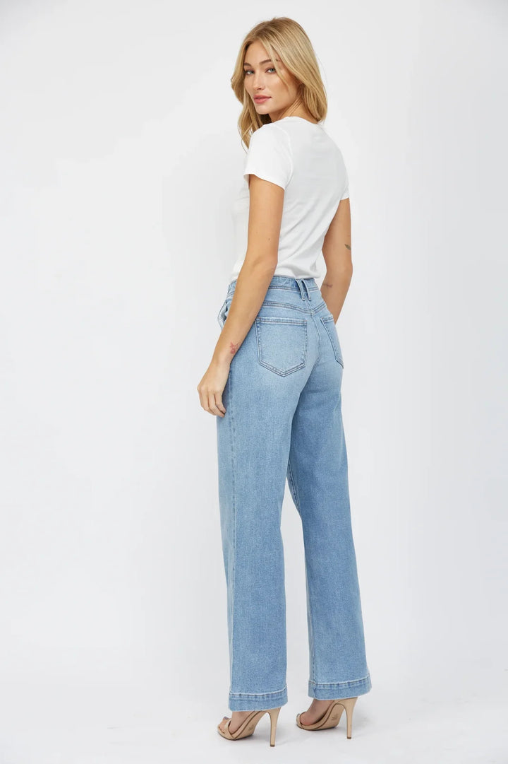 High Rise Wide Leg Denim from Mica Denim