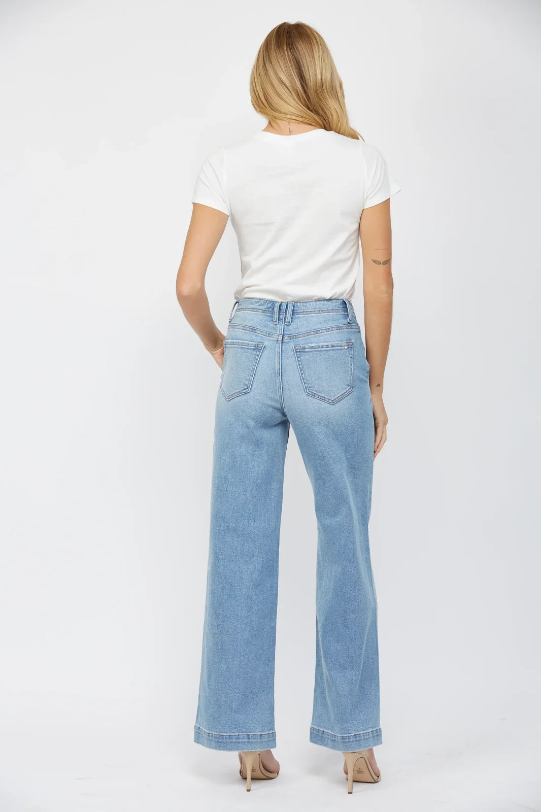 High Rise Wide Leg Denim from Mica Denim