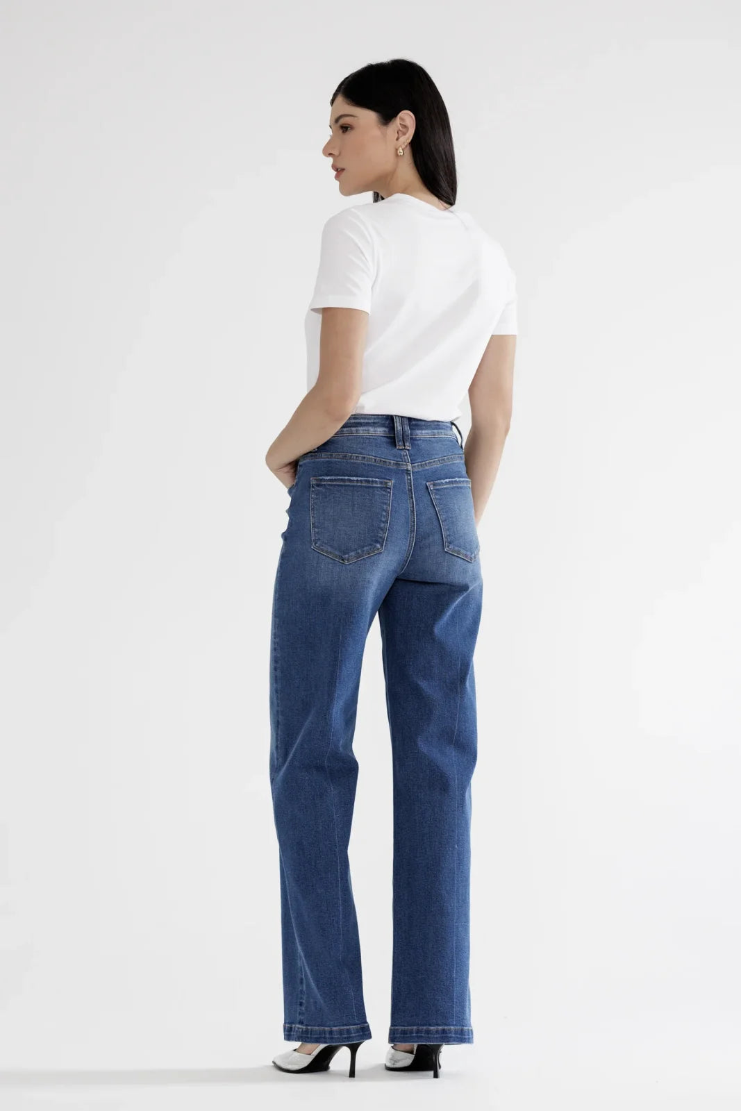 High Rise Wide Leg from Mica Denim