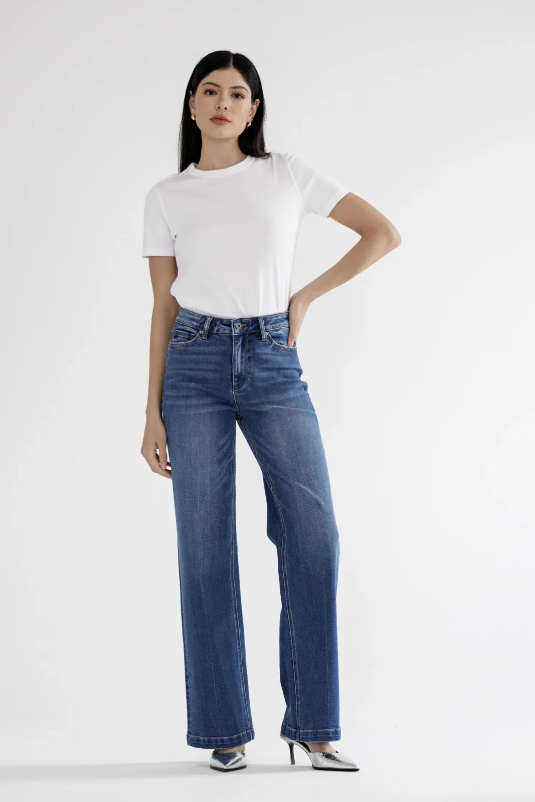 High Rise Wide Leg from Mica Denim