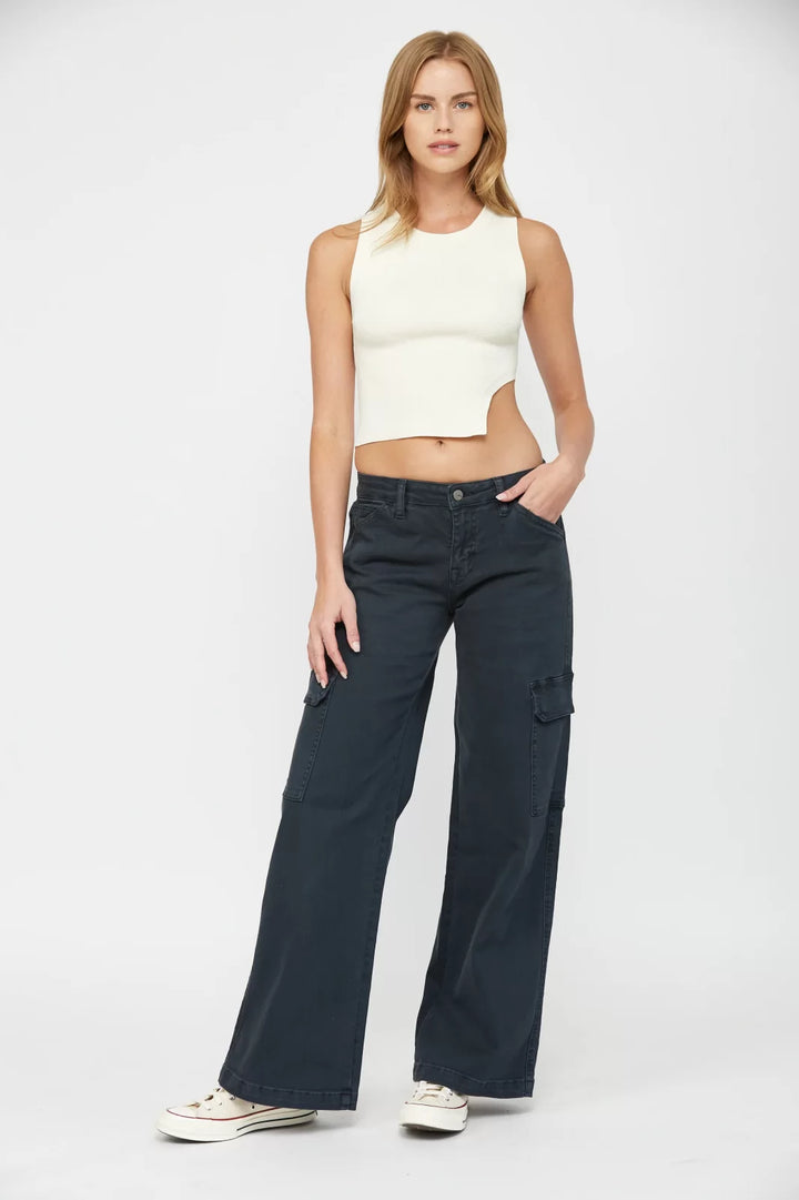 Cargo Wide Leg from Mica Denim