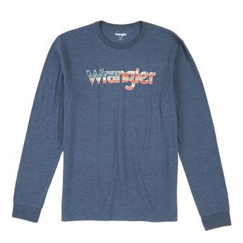 Flag Logo Long Sleeve Graphic Tee from Wrangler