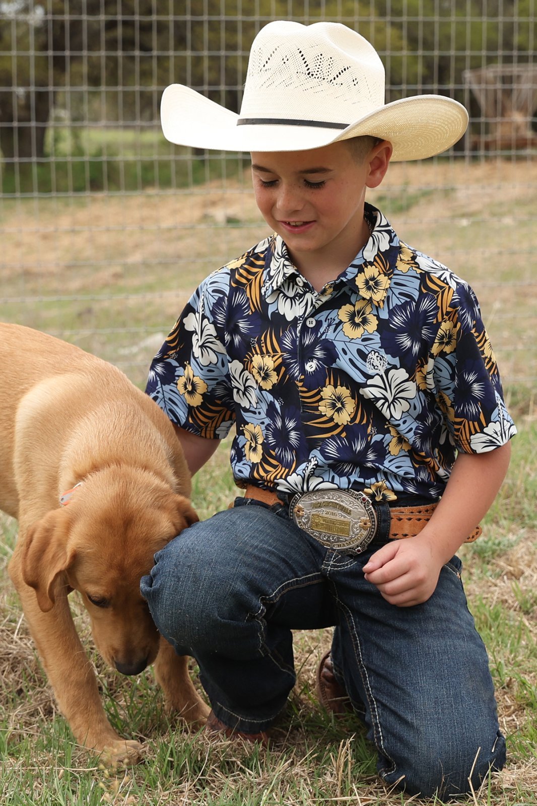 Youth Tropical Polo from Cinch - High Call Outfitters