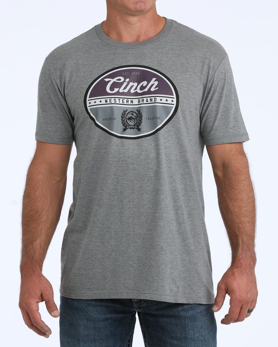 Western Brand Logo Short Sleeve Tee from Cinch - High Call Outfitters