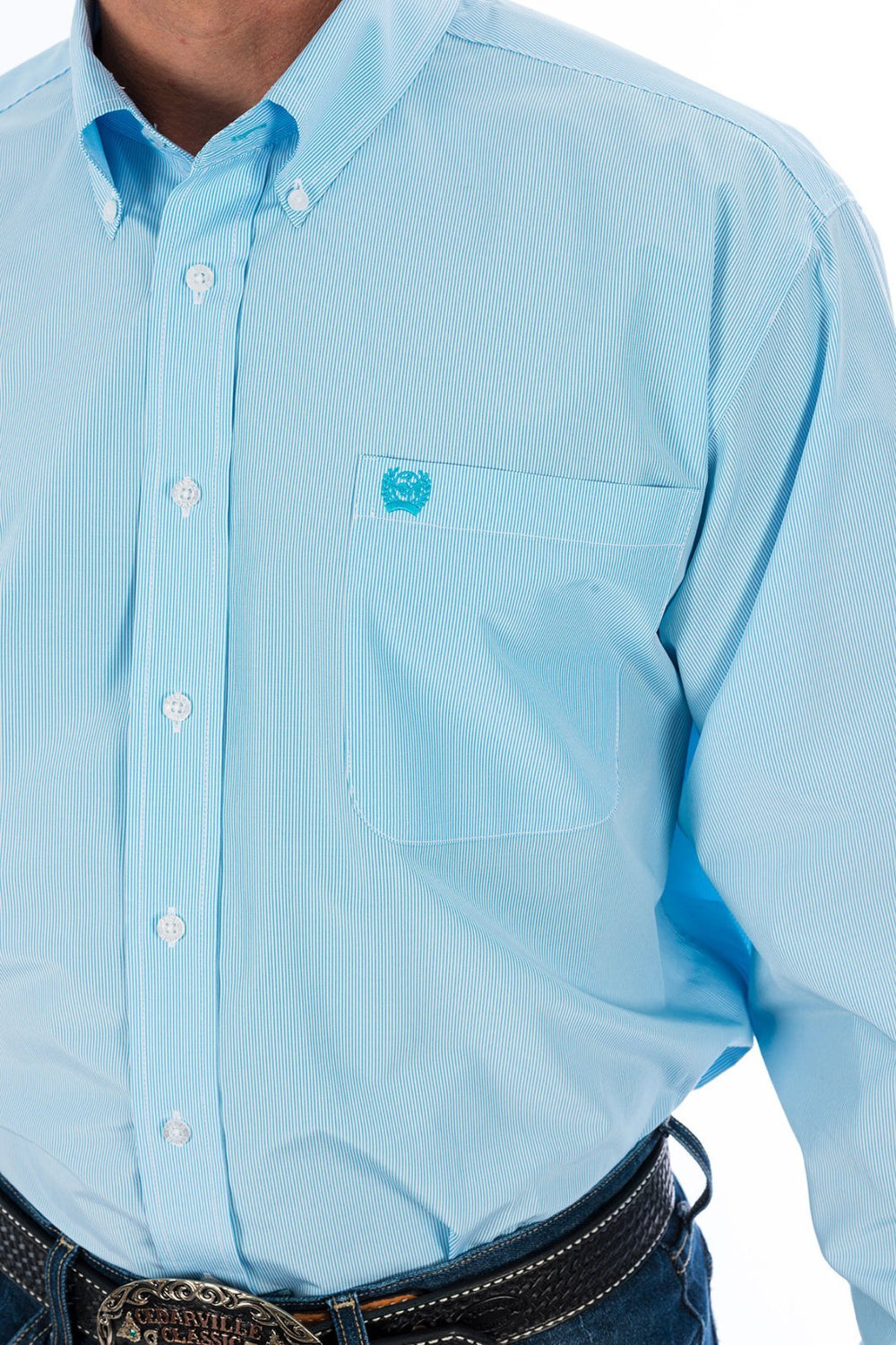 Classic Fit Stripe Shirt from Cinch - High Call Outfitters