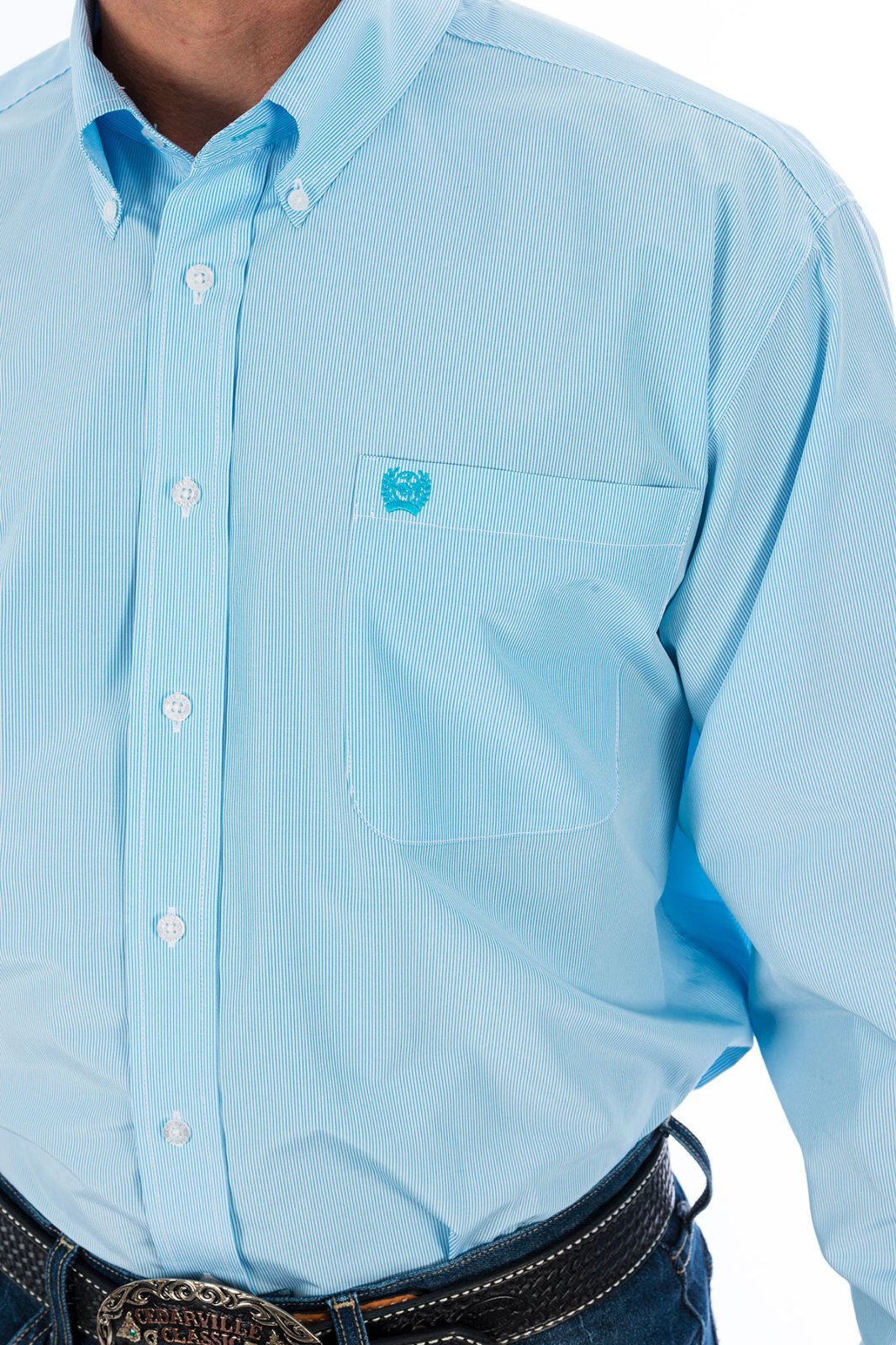 Classic Fit Stripe Shirt from Cinch