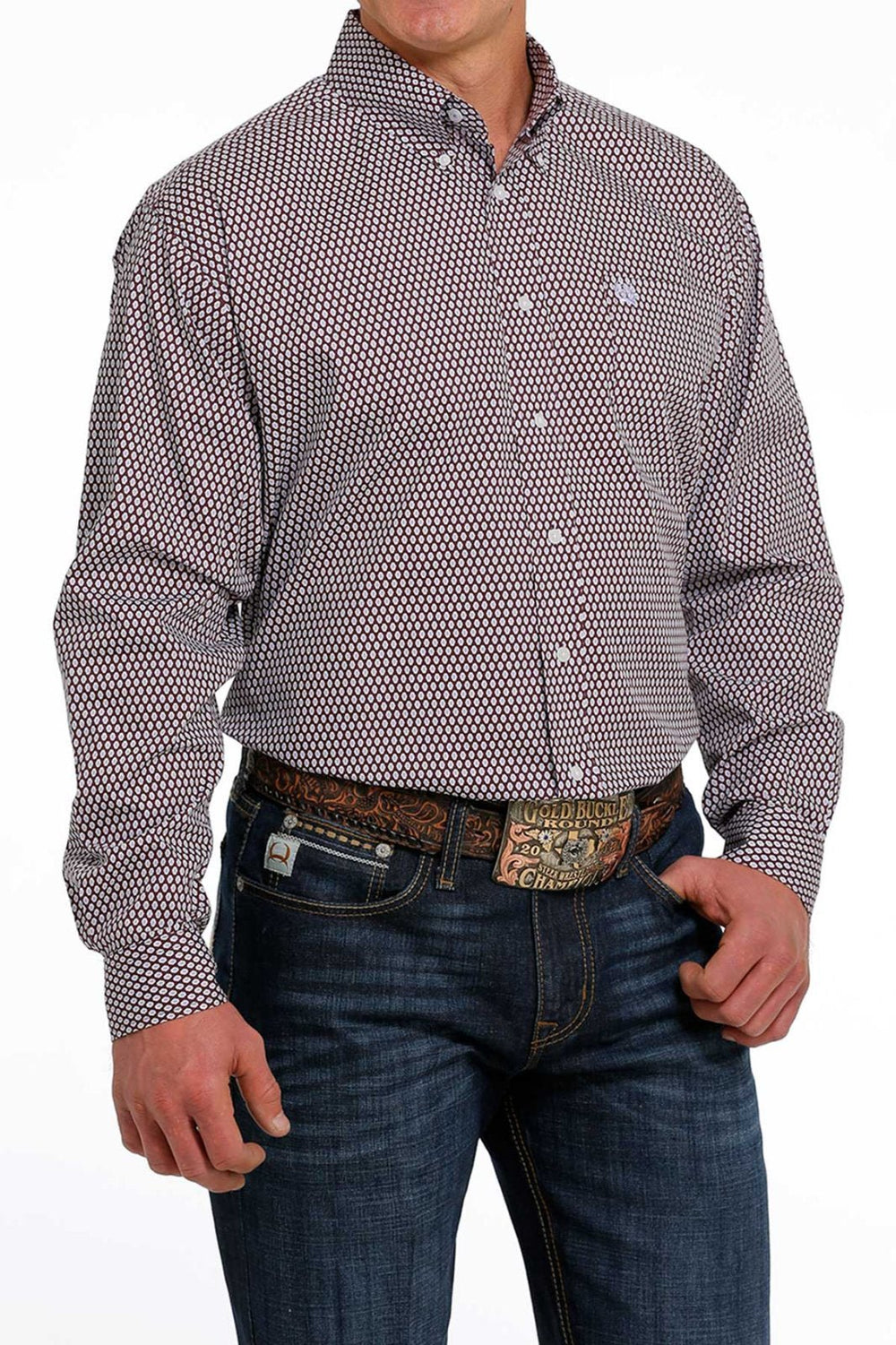 Classic Fit Print Woven from Cinch - High Call Outfitters